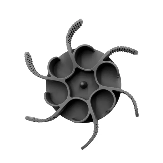 Dog Slow Feeding Bowl Silicone Spiral Dog Food Bowl Into The Feeder To The Feeding Rate Gray - Shop at LoveMi