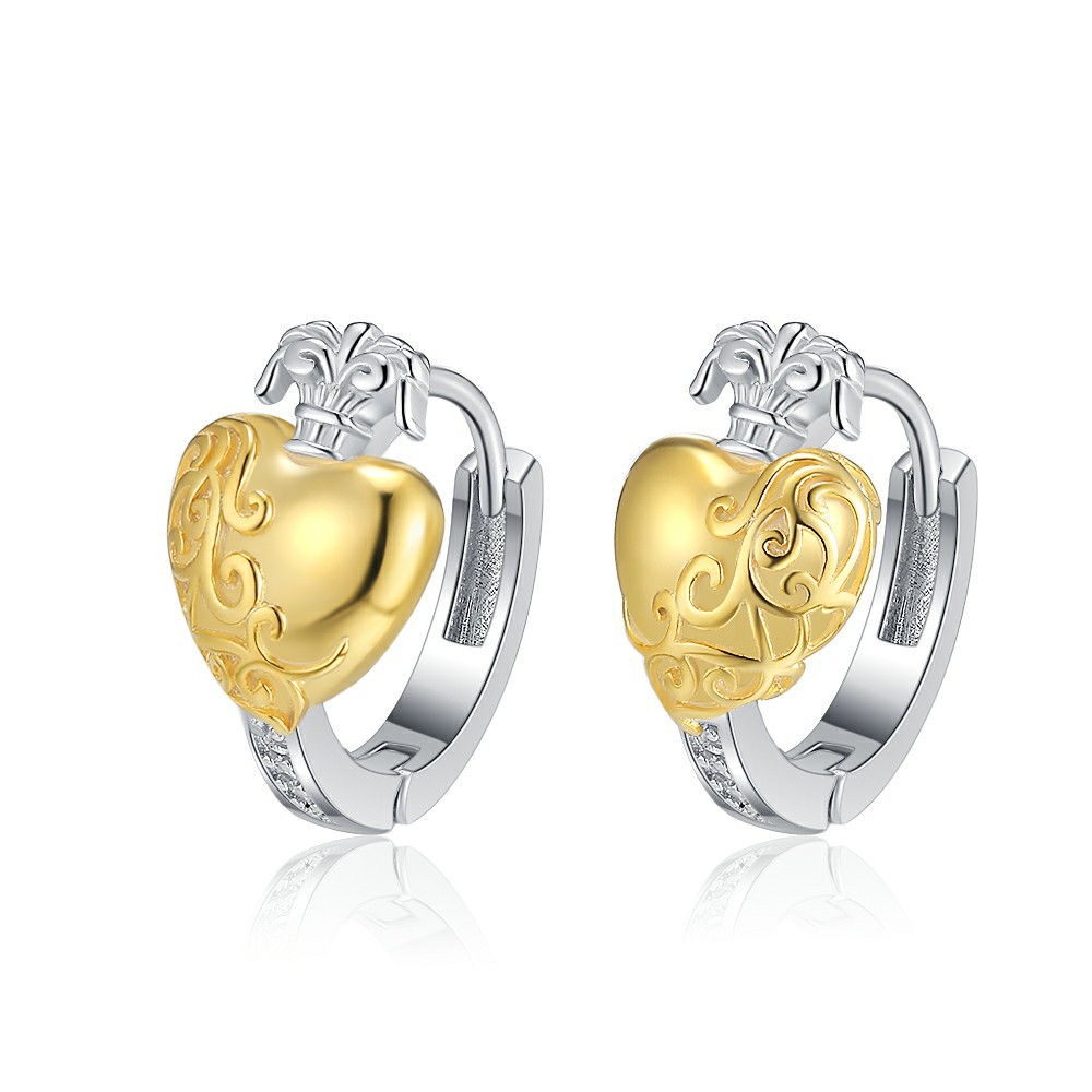 925 Sterling Silver All-match Textured Earrings - Image 10