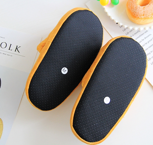 Title 6, Simulated Bread Home Slippers Indoor Lovers Flo...