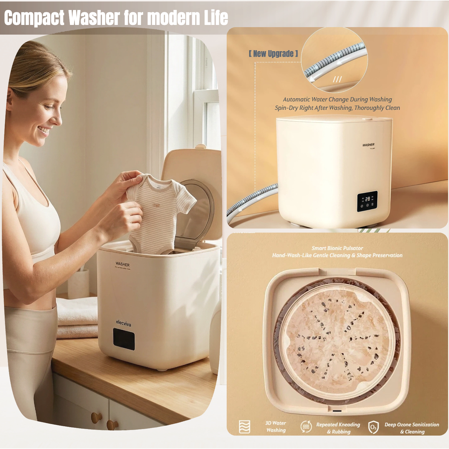 & PROMOTION Fully Automatic Smart Washing Machine