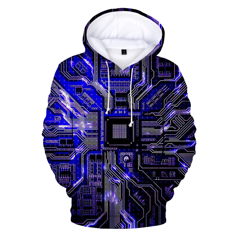 Title 5, 3D-Druck Paar Casual Hoodie Herren Kapuzenpullo...