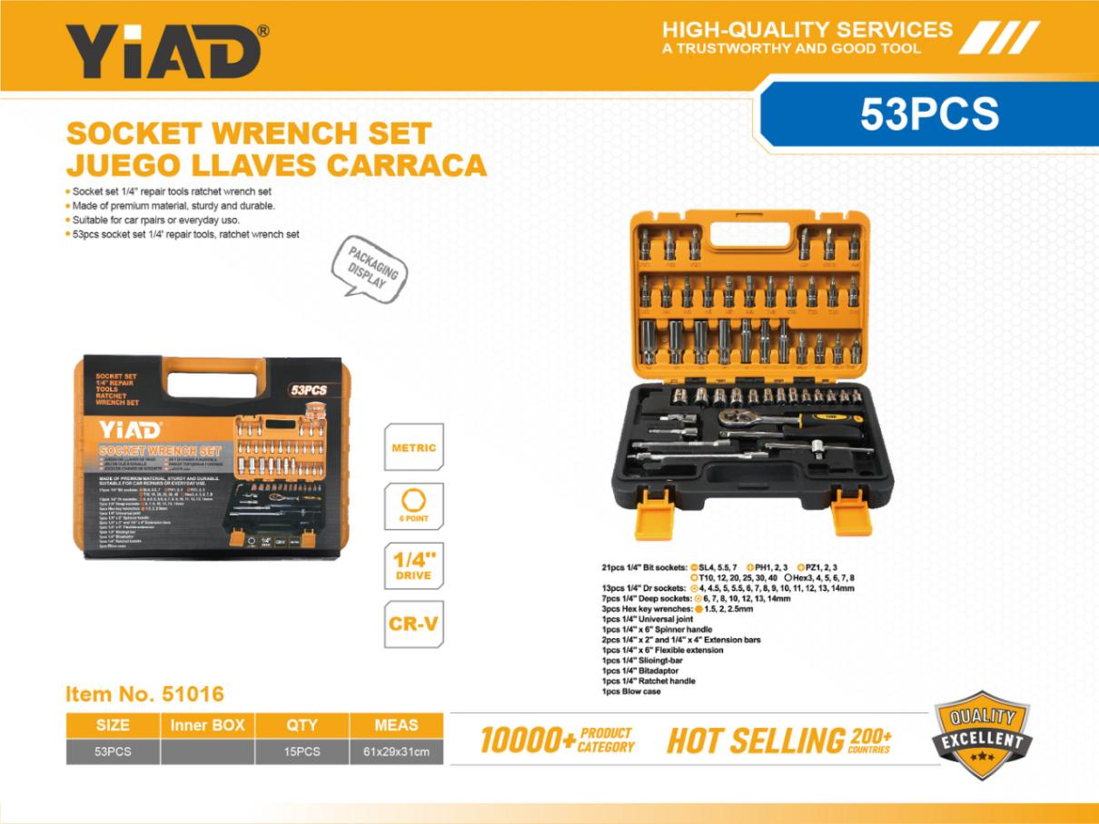 53PC  Ratchet Set Combination, Only Support Self-pickup, Please Note That Free Shipping Is For Anti-bid Price
