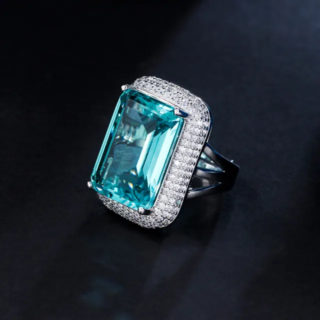 New Creative Rectangular Geometric Ring - Shop at LoveMi