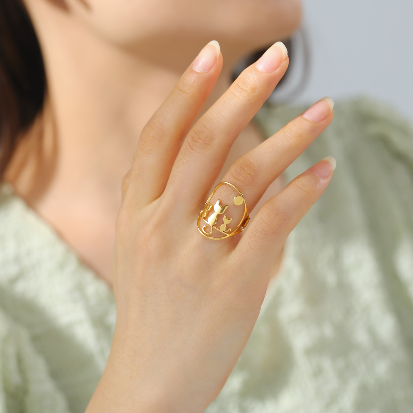 Title 6, Bague polyvalente en acier inoxydable pour femmes