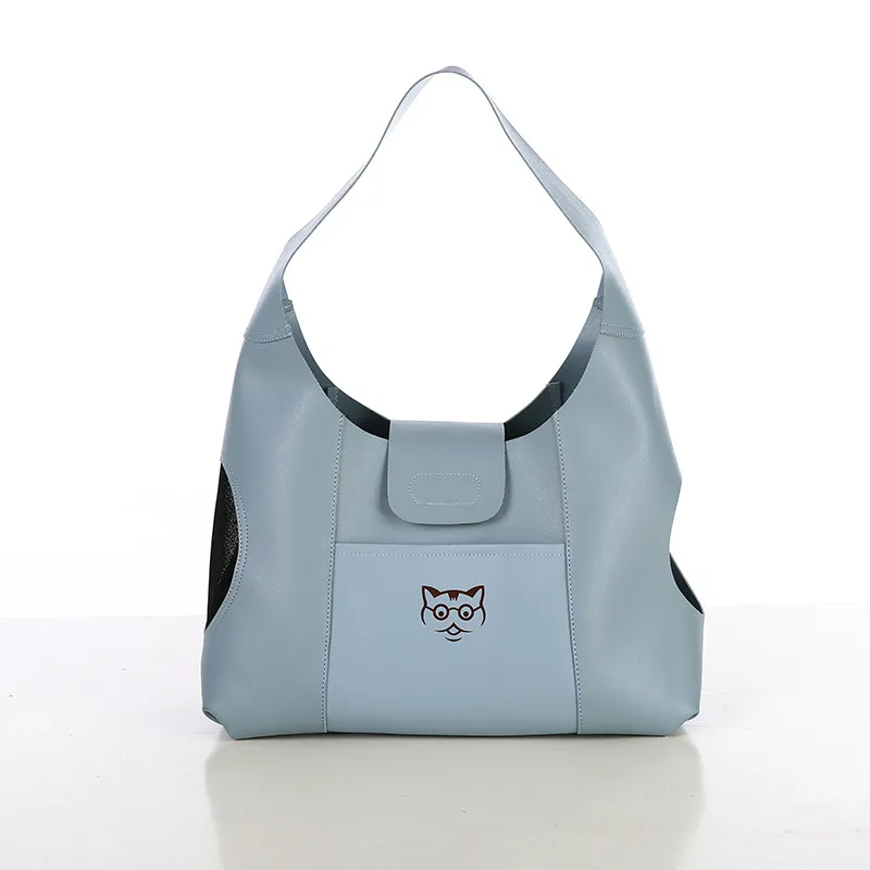 Cat Bag Pet Backpack New Cross-body For Travel - Blue