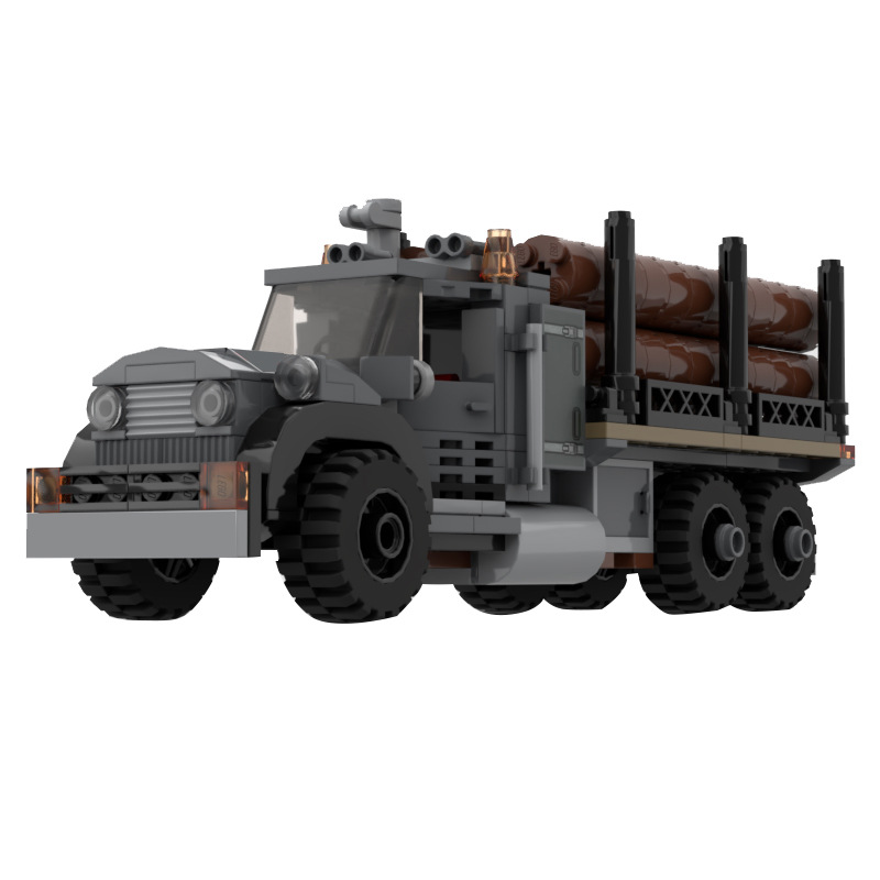 Camion Bûcheron à Assembler — Maquette Rétro en Blocs (316 pièces) 3