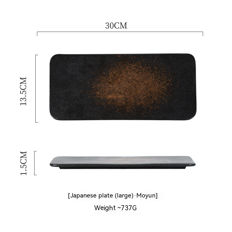 12 Inch Ink Cloud Plate Dish