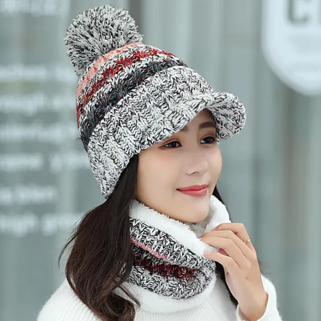 Plush Knitted Mixed Color Bib Suit Grey - Shop at LoveMi