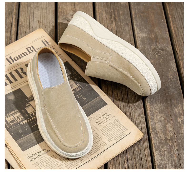 Men's Slip-on Casual Shoes, Four Seasons New Style, Breathable Low-top Lazy Sneakers, Trendy Retro Skate Shoes For Youth