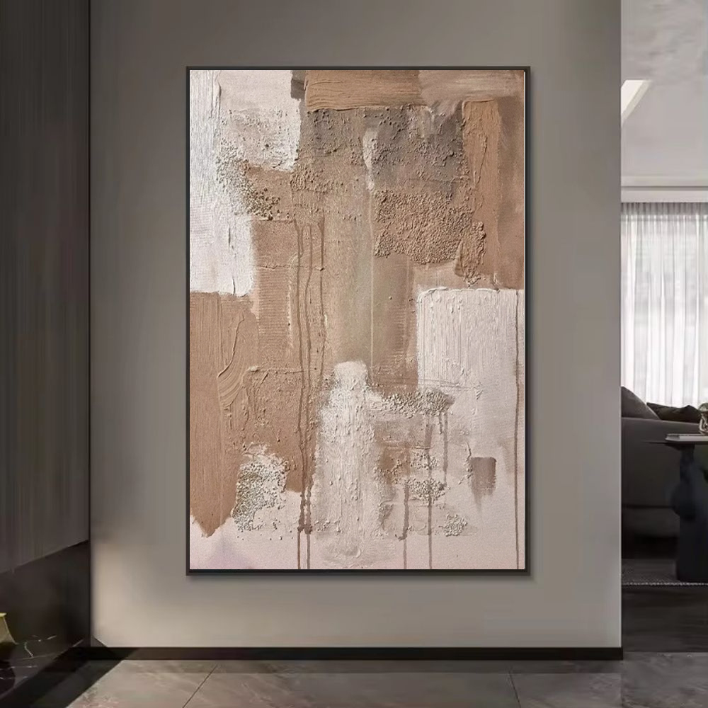 Handmade Oil Painting Canvas Wall Art Decoration Modern Texture Abstract For Home Living Room Decor Rolled Frameless Unstretched Painting