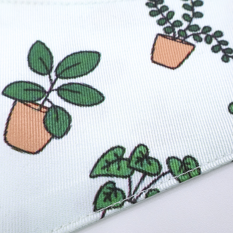 Pet Scarf Summer Pattern Dog Saliva Towel