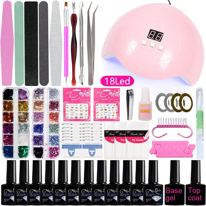 Nail Tool Set For Beginners Home Lamp