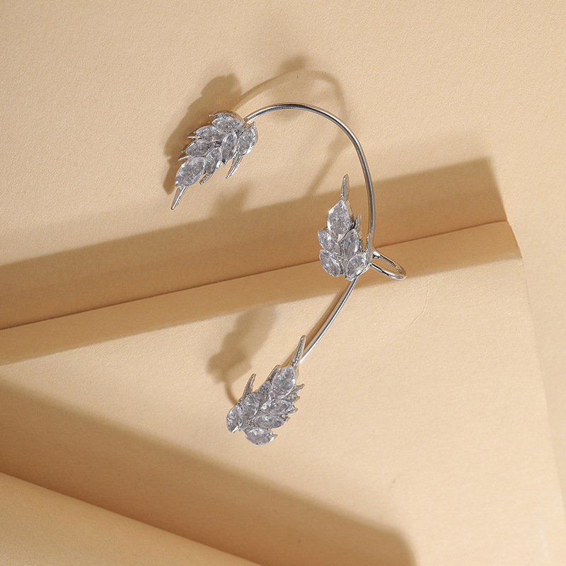 Micro-inlaid Zircon Ear Hook Ear Clip