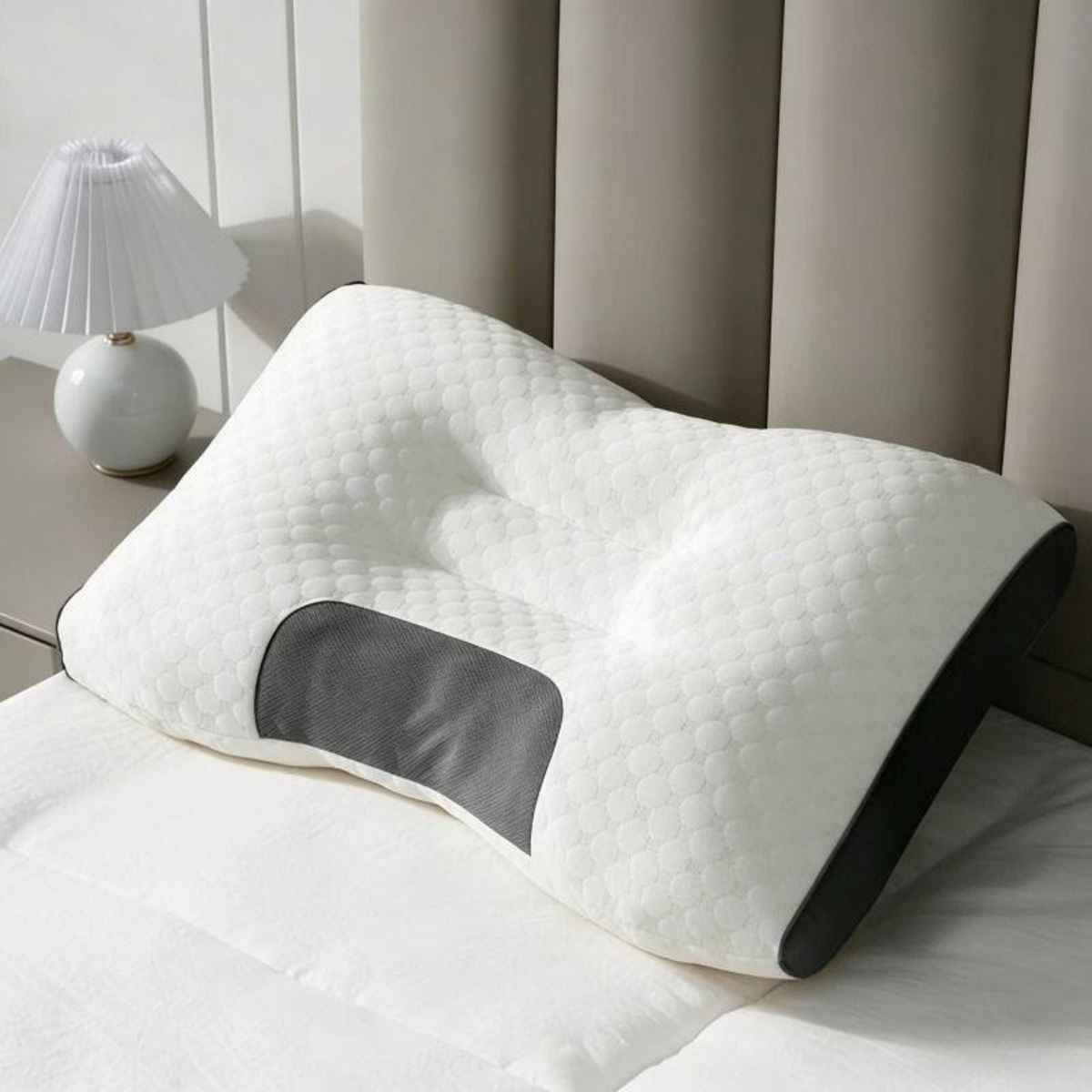 Oreiller cervical de massage doux 2 pièces pour dormir – Image 2
