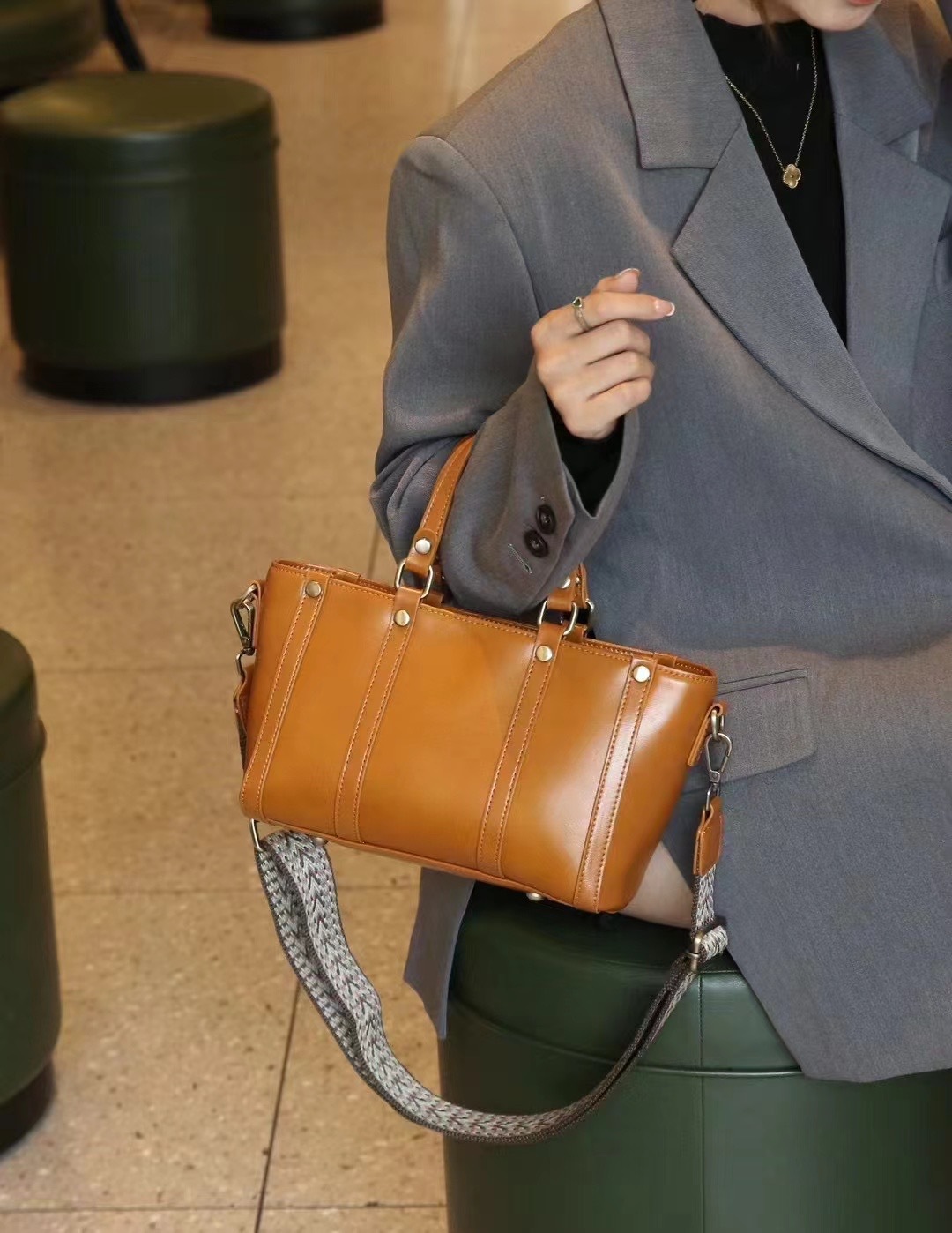 Baidie cuir sacs pour femmes transfrontalier personnalisable nouveau sac à main – Image 8