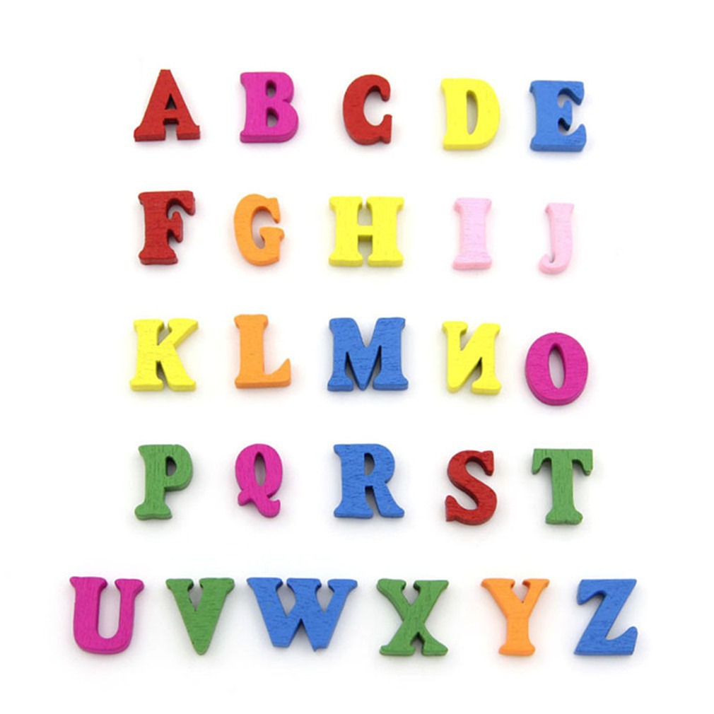 Nonporous colored letters