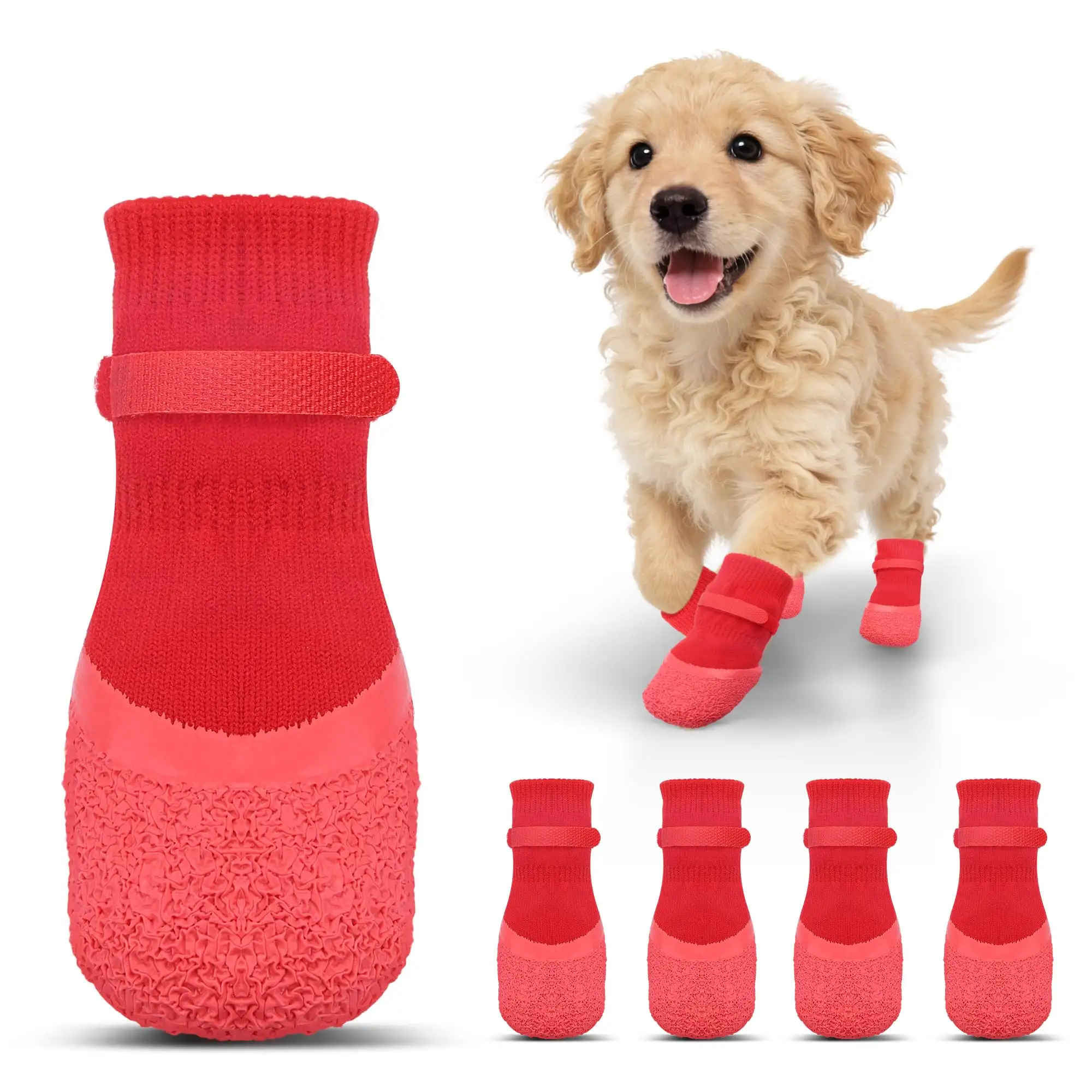 Anti Slip Dog Socks