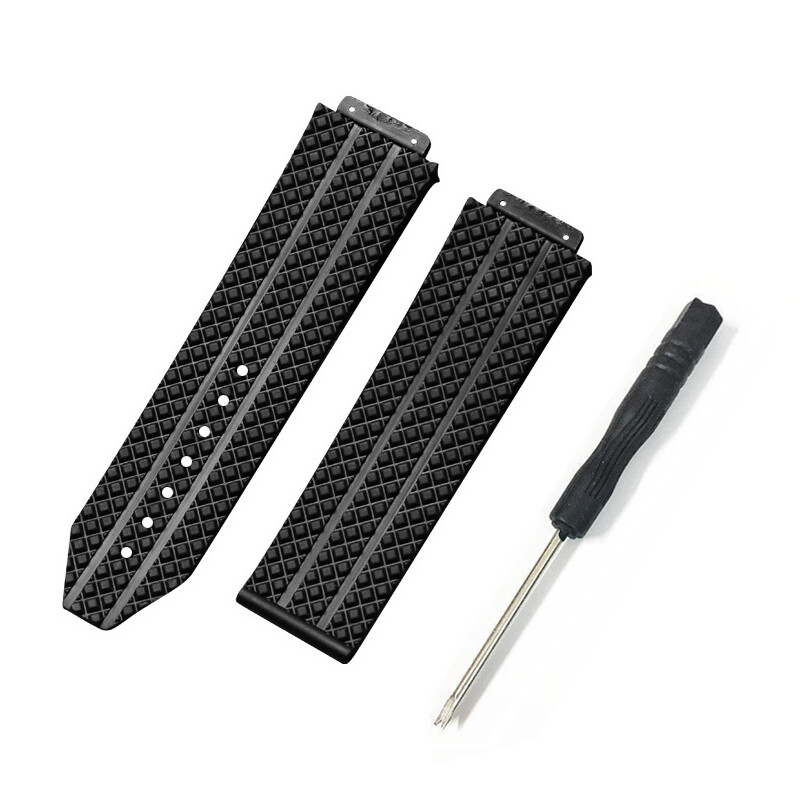 24mm Silicone Rubber Watch Band Wrist Straps Replacement For Big Bang