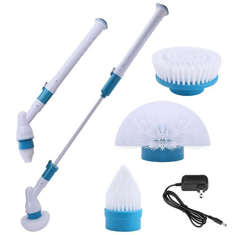 Title 5, Rechargeable Electric Cleaning Brush with Retra...