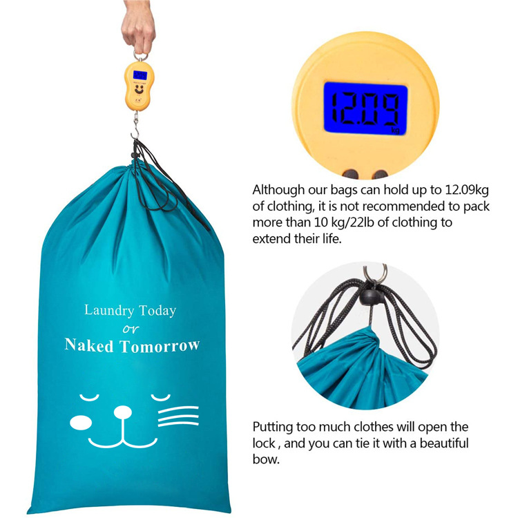 Sac à linge sale imperméable de voyage — Polyester, 2 tailles 1