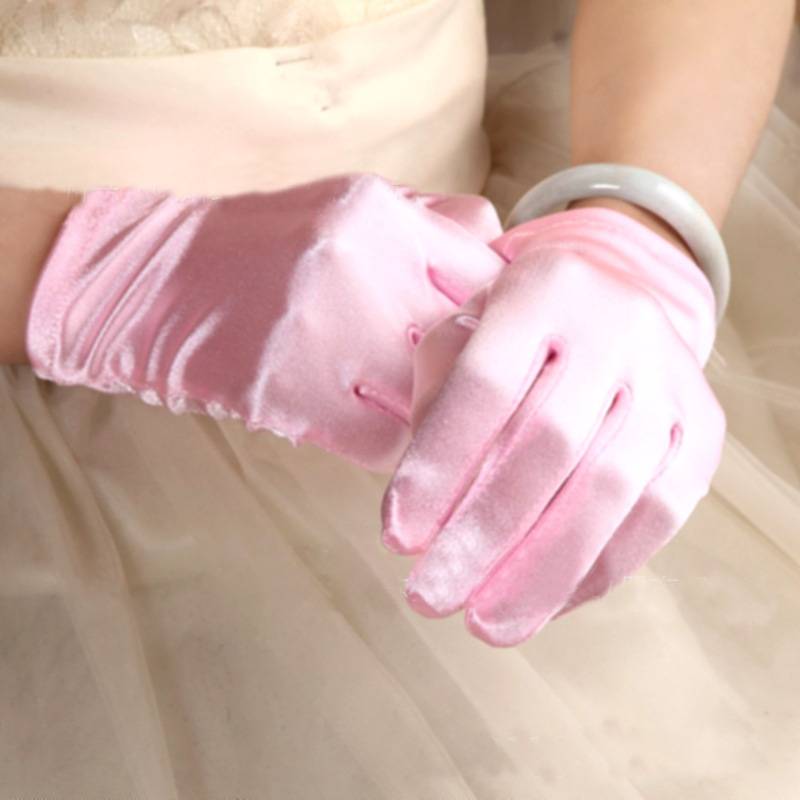 Title 2, Bridal Gloves Womens Wedding Bow Short, elegan...