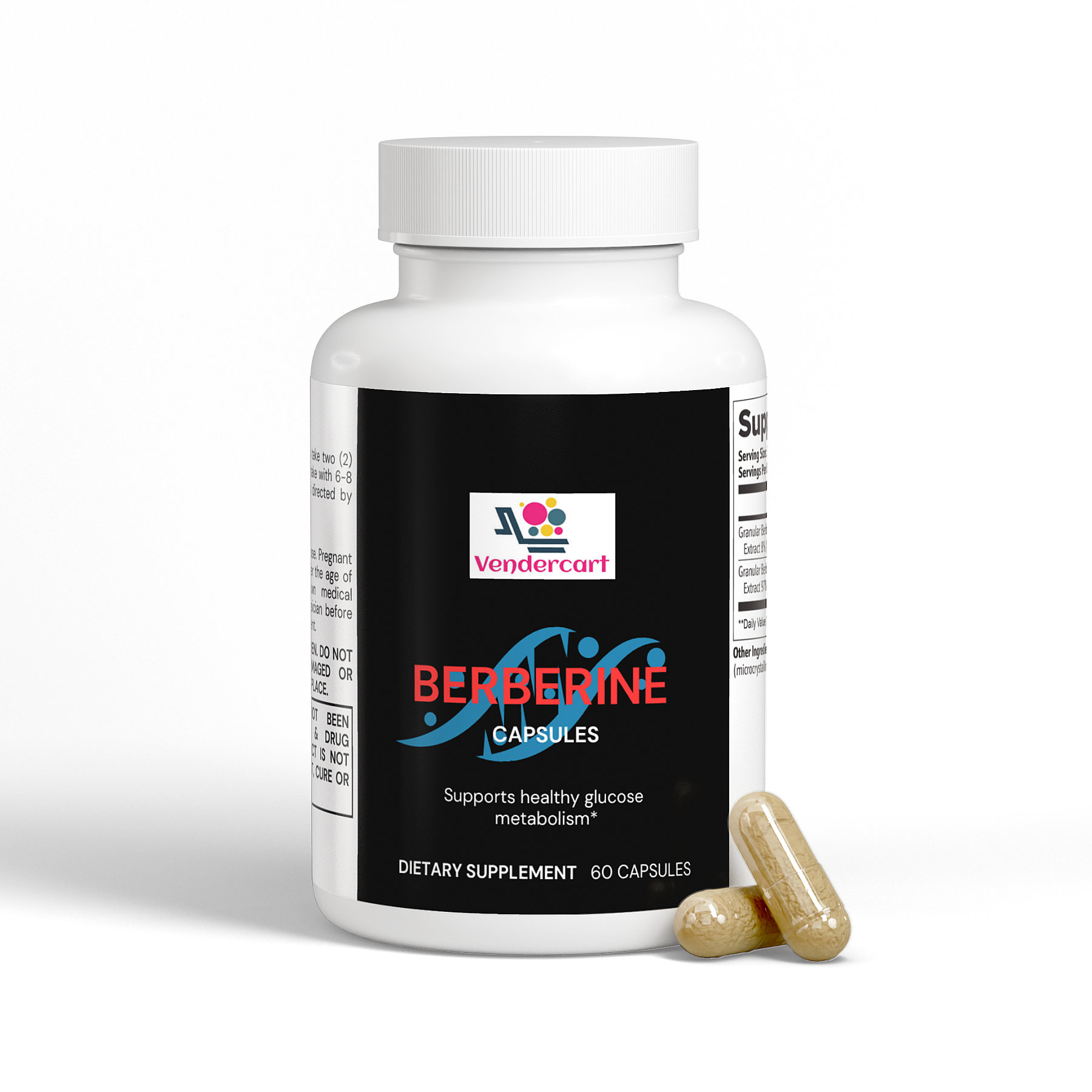 Berberine Supplement Supports Blood Sugar, Heart Health & Metabolism - Image 1
