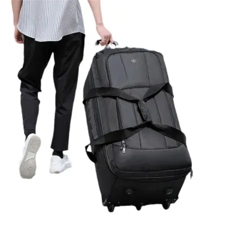 Women Travel Suitcase Trolley Bags Wheeled Bag Oxford Waterproof