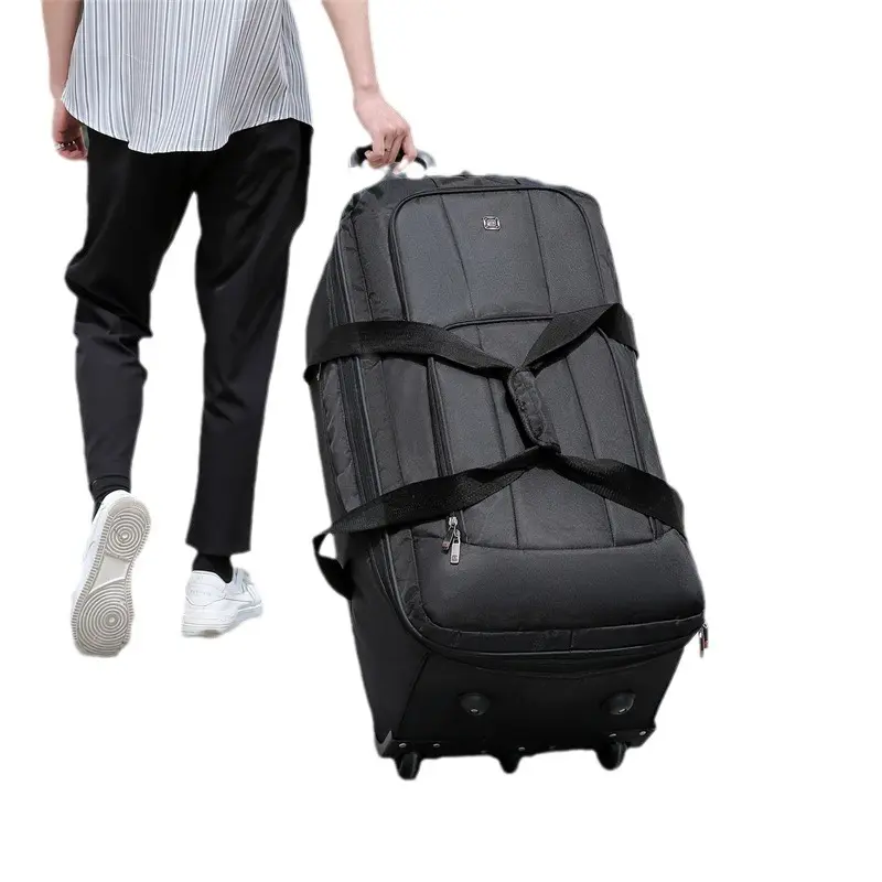 Women Travel Suitcase Trolley Bags Wheeled Bag Oxford Waterproof