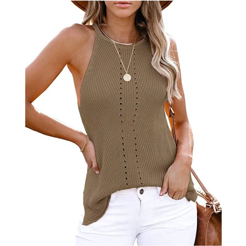 Title 11, European And American Loose Halter Small Vest K...