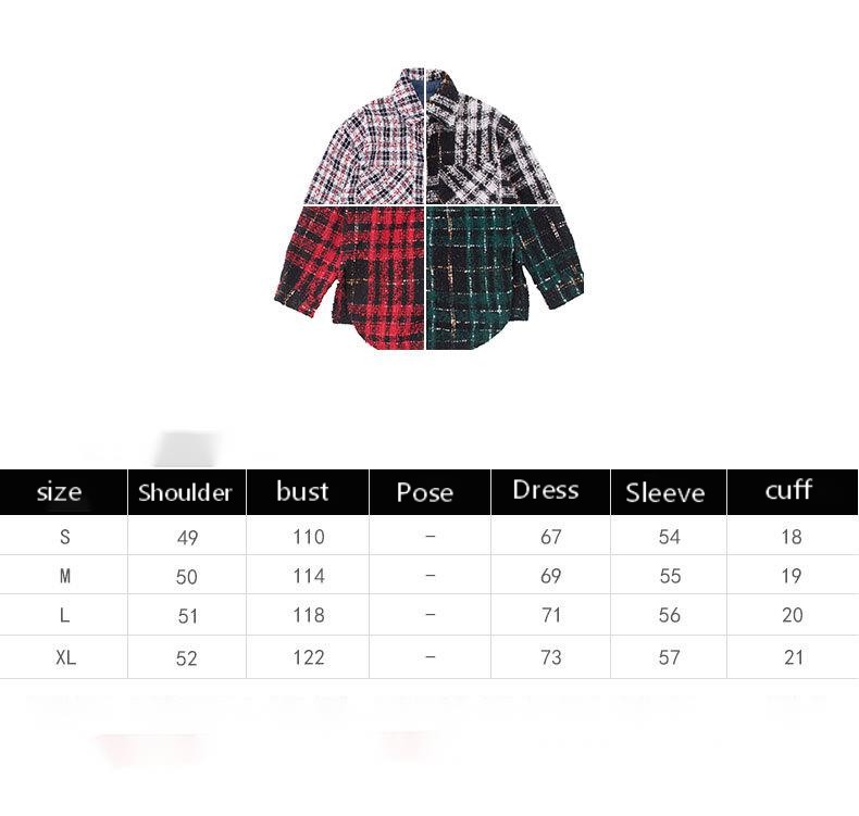 Title 1, Herren Plaid Hemd Cardigan Jacke im gleichen St...