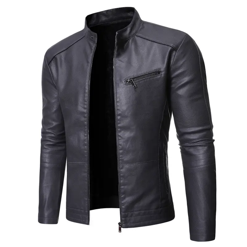 New Men's Motorcycle Leather Jackets