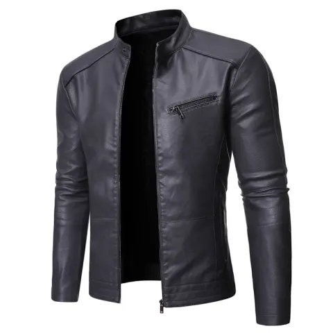 New Men's Motorcycle Leather Jackets