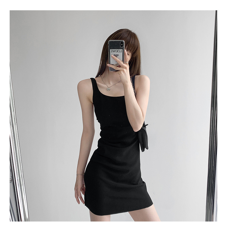 Women's New Temperament Pleated Waist Dress