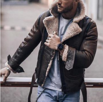 Men's Street Fur Character Jacket