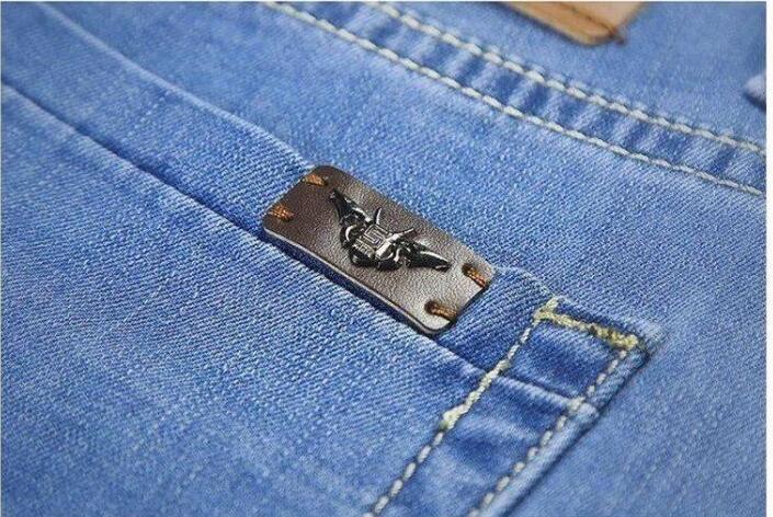 Title 7, Herren lockere Jeans hellblau Sommer ultradünn ...