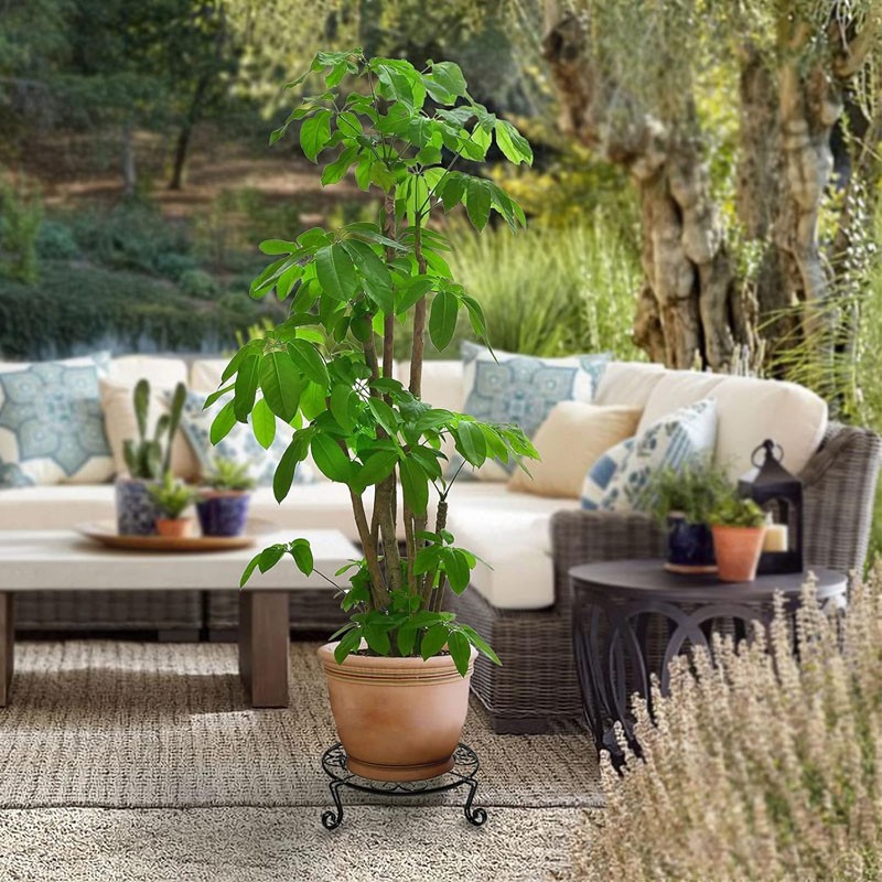 3pcs Indoor Metal Plant Stand Decorative Iron Flower Pot