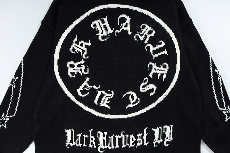 Knitwear With Torn Design Is Loose For Men