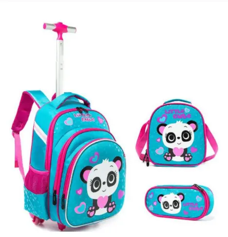 Three-piece Trolley Bag for Primary School Students