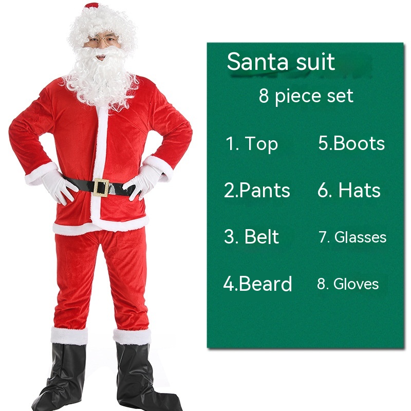 Santa Claus 8 Piece Set