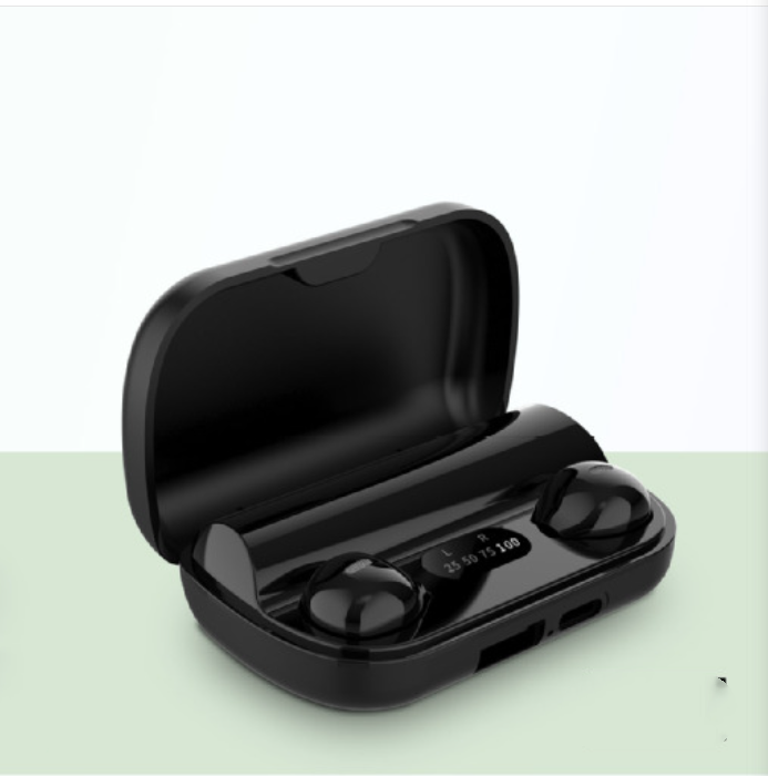 Digital Display Large Capacity Binaural Private Model Tws Wireless Bluetooth Hea