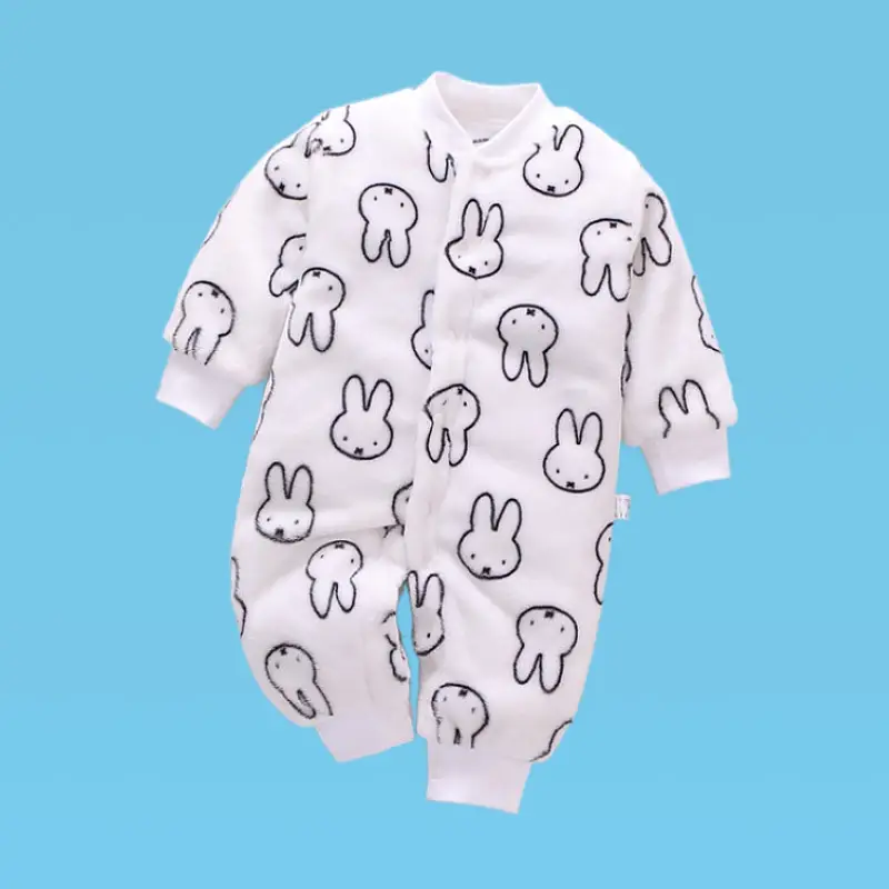 Infant One-piece Crawling Suit Single Breasted Romper