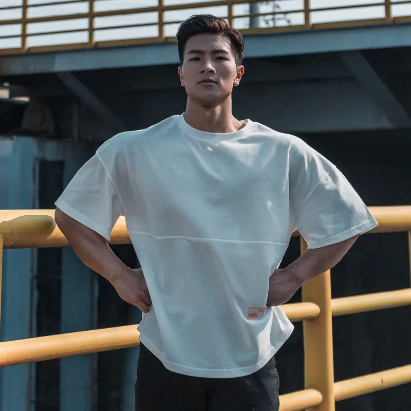 Shoulder-falling T-shirt For Male Tide Sports