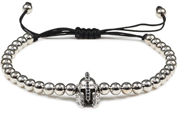 Beaded Bracelet Micropaved Zircon Color Preservation