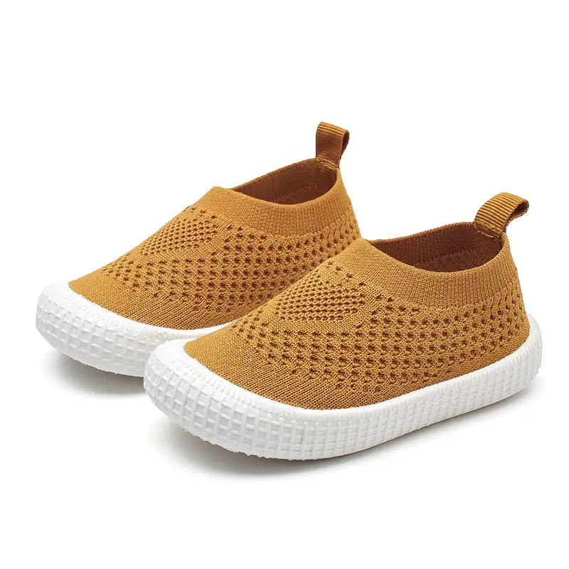 Children's Knitted Mesh Sneakers Baby Non-slip Toddler Shoes