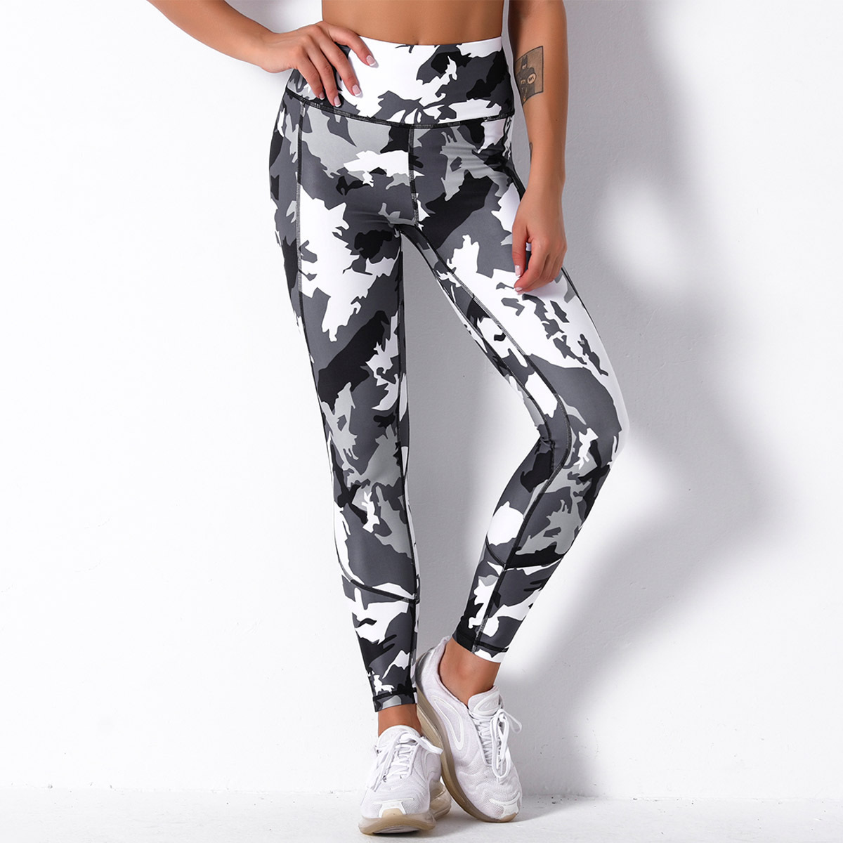 Title 2, Leggings de cintura alta con costuras levanta c...