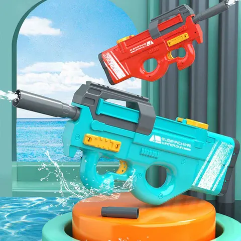 New P90 Electric Water Gun High-Tech Kids Toys Outdoor