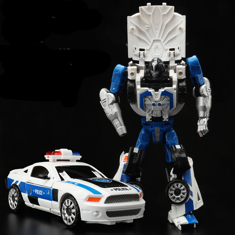 Transforming police car