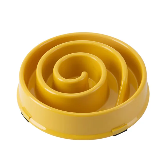 Cat Slow Anti tipping Stamens Bowl Yellow - Shop at LoveMi