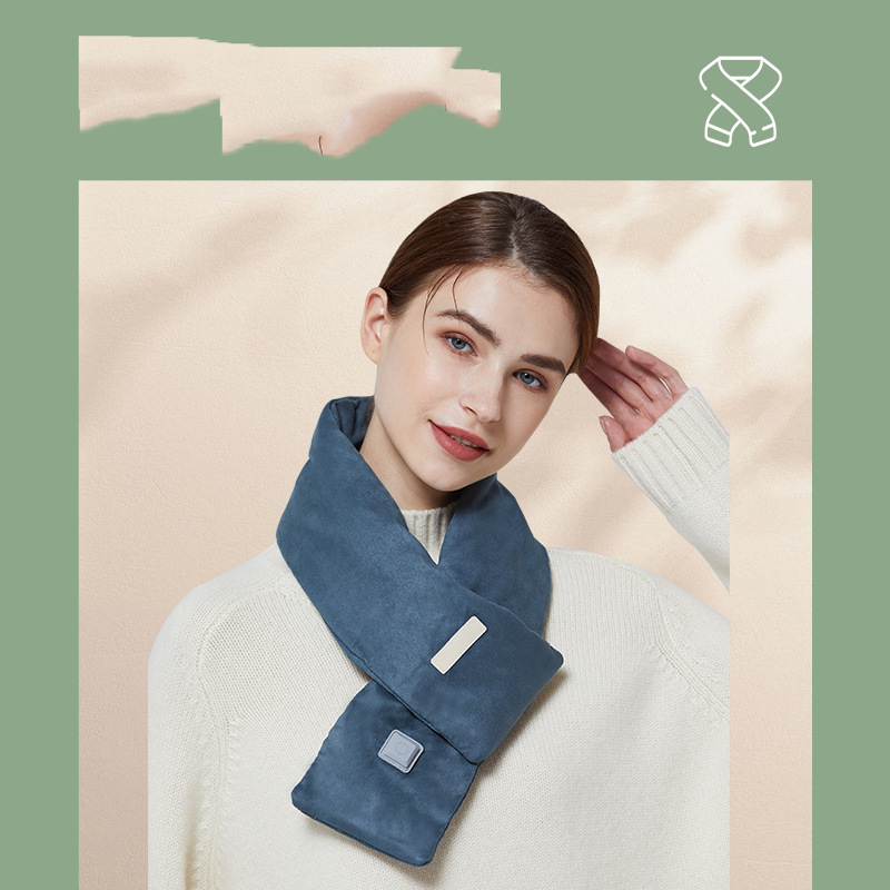 Warm Neck Protector And Hot Compress Three-stage Temperature Control Scarf