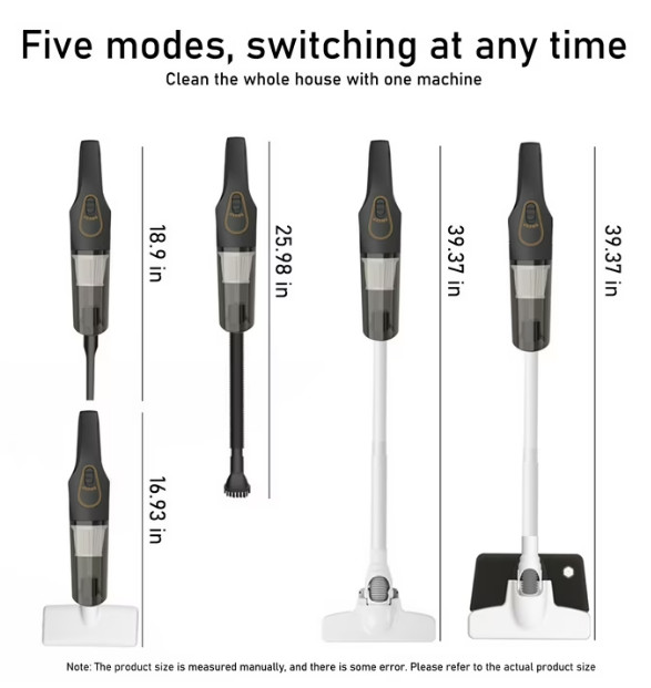 Vacuum Cleaner Smart Wet&dry Floor 5 Models Edge Cleaning For Home Car — image 2